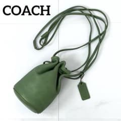 Vintage COACH Drawstring Bag 斜め掛け Green - メルカリ