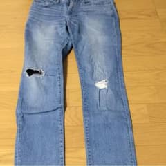 GUダメージスキニーデニムのサムネイル