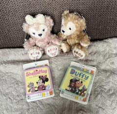 【新品タグ付】ダッフィー＆シェリーメイ ぬいぐるみ付きストラップ ディズニーシーのサムネイル