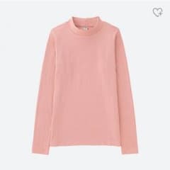 UNIQLO リブハイネックTシャツのサムネイル