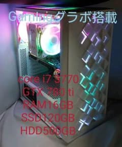 ✨ゲーミングPC✨ i7 3770 / GTX 780 ti / RAM16GBのサムネイル