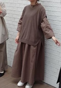 無印良品　コットンレーヨン　フレンチスリーブセーター ＯＮＥ　ＳＩＺＥのサムネイル