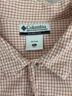 Columbia コロンビア 半袖シャツ チェック柄 XLのサムネイル