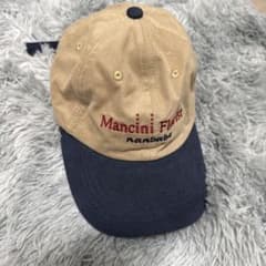 Mancini Flavors ベージュ ネイビー キャップのサムネイル