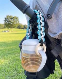 ハンドメイド マグ用ストラップ ブルー系のサムネイル