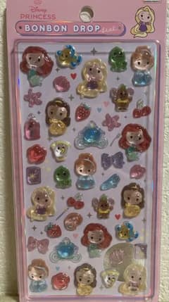 ボンボンドロップシール　ディズニー　プリンセス　正規品のサムネイル