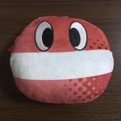 pop'n music：ポップ君 ぬいぐるみパスケース ＊ 赤ポップくん - メルカリ
