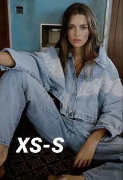 ZARA Z1975 レースデニムショートジャケット Gジャン XS-S - メルカリ