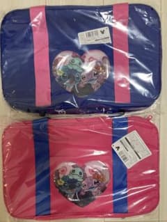 【2種】ディズニー　スティッチ　ぎゃるKAWAふぉと　スクールバッグ風バッグ
