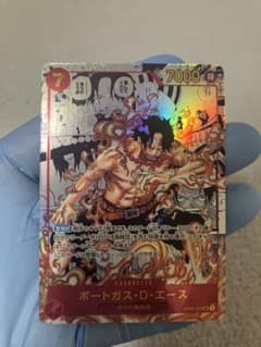 OP02-013 ポートガス・D・エース　スーパーパラレル(コミパラ) スーパーパラレル】OP02-013 ポートガス・D・エース SR【コミック背景