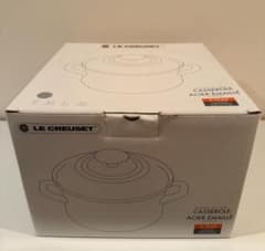 ル・クルーゼ 　キャセロール　20cm　ミストグレー　ガラス蓋　新品未使用 ル・クルーゼ キャセロール 20cm ミストグレー ガラス蓋 新品未使用