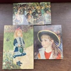 【新品⚫︎未使用】ルノアール　フランス製木製壁掛け3枚 新品⚫︎未使用】ルノアール フランス製木製壁掛け3枚 - メルカリ