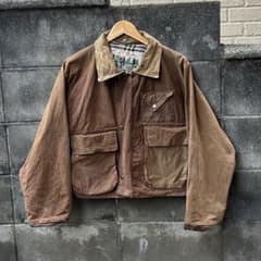 90s England製 Vintage オイルドジャケット　再構築　短丈 90s England製 Vintage オイルドジャケット 再構築 短丈 - メルカリ