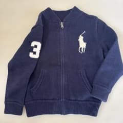 POLO RALPH LAUREN ネイビー カーディガン 4Tのサムネイル