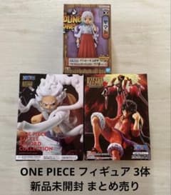 ONE PIECE フィギュア 3体 新品・未開封 - メルカリ