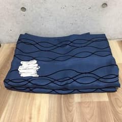 【値下げしました!!】ニトリ＊カーテン＊紺色のサムネイル
