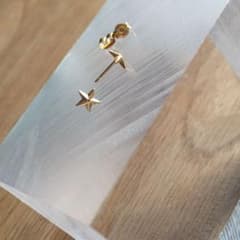 18k YG スター ピアス 再お値下げしました！のサムネイル