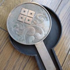 銅鏡 天下一藤原作 江戸〜大正 / 古鏡 和鏡 骨董 アンティーク - メルカリ
