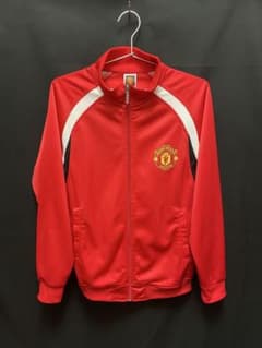 Manchester United トラックジャケット 公式 レッド M - メルカリ
