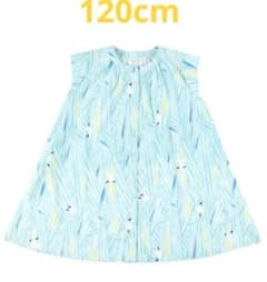 120cm ラポシェビスキュイ　ワンピース かもめ　水色のサムネイル