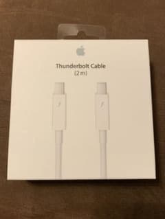 Thunderbolt cable 2m Apple 純正品 新品です！のサムネイル