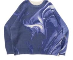 BLESS Ü BU fume knit 青のサムネイル