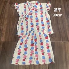 甚平　90cm 女の子　花柄のサムネイル