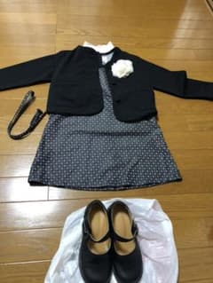 入学式  フォーマル 女子 120 靴19つき☆のサムネイル