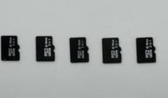 マイクロSDカード 16GB✖️5枚　クラス10 フォーマット済 SDHCのサムネイル