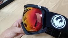 Dragon　スノボ　LUMA LENS ゴーグル 赤色/オレンジ色レンズのサムネイル