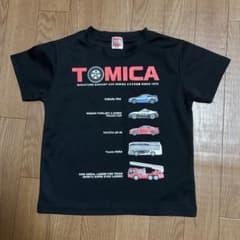 トミカ 半袖Tシャツ ブラック 110cm