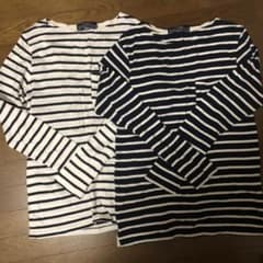 【ペアルック】ボーダー　ロングTシャツのサムネイル