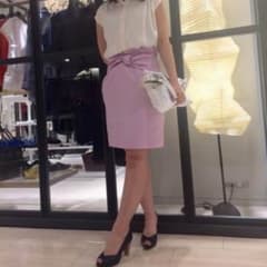 Rouge vif la cle ルージュヴィフ FONCE リボンスカートのサムネイル