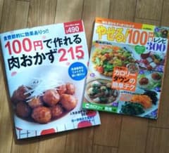 100円で作れる肉おかず215レシピ＆やせる！100円レシピ300のサムネイル
