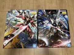 未組立 MG フリーダム、インフィニットジャスティスガンダム 2種セット