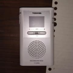 ジャンク】TOSHIBA AM/FMラジオ TY-SPR4 本体 - メルカリ