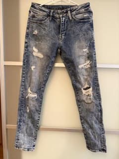 American Eagle ダメージスキニーデニム 28×30のサムネイル