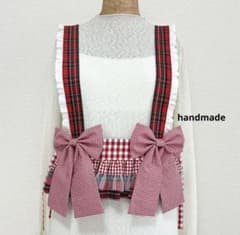 チェックリボンハーネス [ハンドメイド] ビスチェ - メルカリ