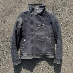 00s archive Rick似 レザージャケット 着画あり Ekam風 - メルカリ