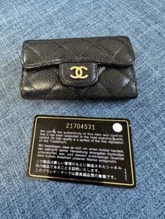 CHANEL キーケース　キャビアスキン　訳ありのサムネイル