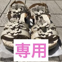 子供用サンダル　白　サイズ:19.5のサムネイル