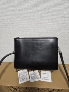 美品 MBハイエンド ショルダーバッグ ブラック 本革のサムネイル