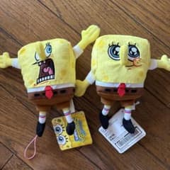 スポンジ・ボブ ぬいぐるみマスコット 2種セット