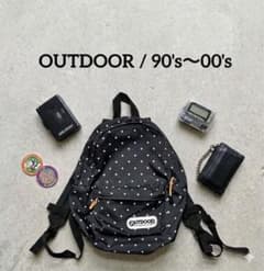 90s 00s outdoor リュックサックarchive 星ドット柄 y2k - メルカリ
