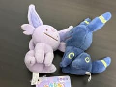 ぬいぐるみ へんしん! メタモン ブラッキー エーフィ ポケモン ぬいぐるみ へんしんメタモン ブラッキー エーフィ
