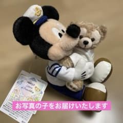 東京ディズニーシー ミッキーマウス ダッフィー ぬいぐるみバッジ