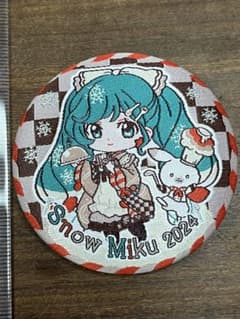 Snow Miku 2024 캔 배지