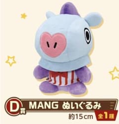 BT21 이치 반 쿠지 봉제 장난감 MANG