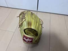 Rawlings 軟式グローブ イエロー　左投げのサムネイル