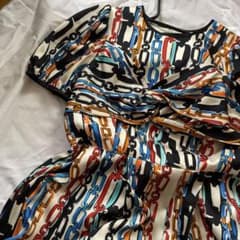A*i様 vintage チェーン柄　ワンピースのサムネイル